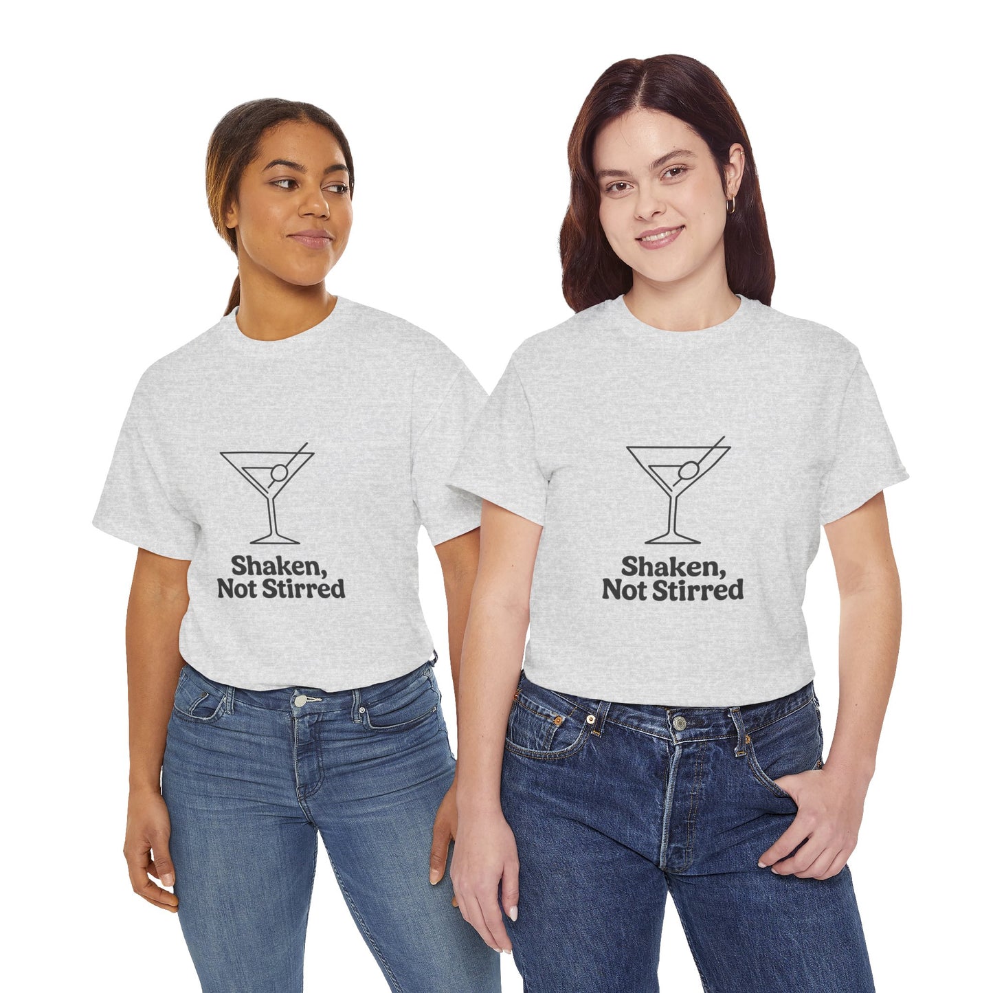 Martini Glass Tee Shirt, Dirty Martini Night Shirt, Shaken Not Stirred Top, Art Deco Typography Tee, Unisex Cotton Tshirt, Monochrome