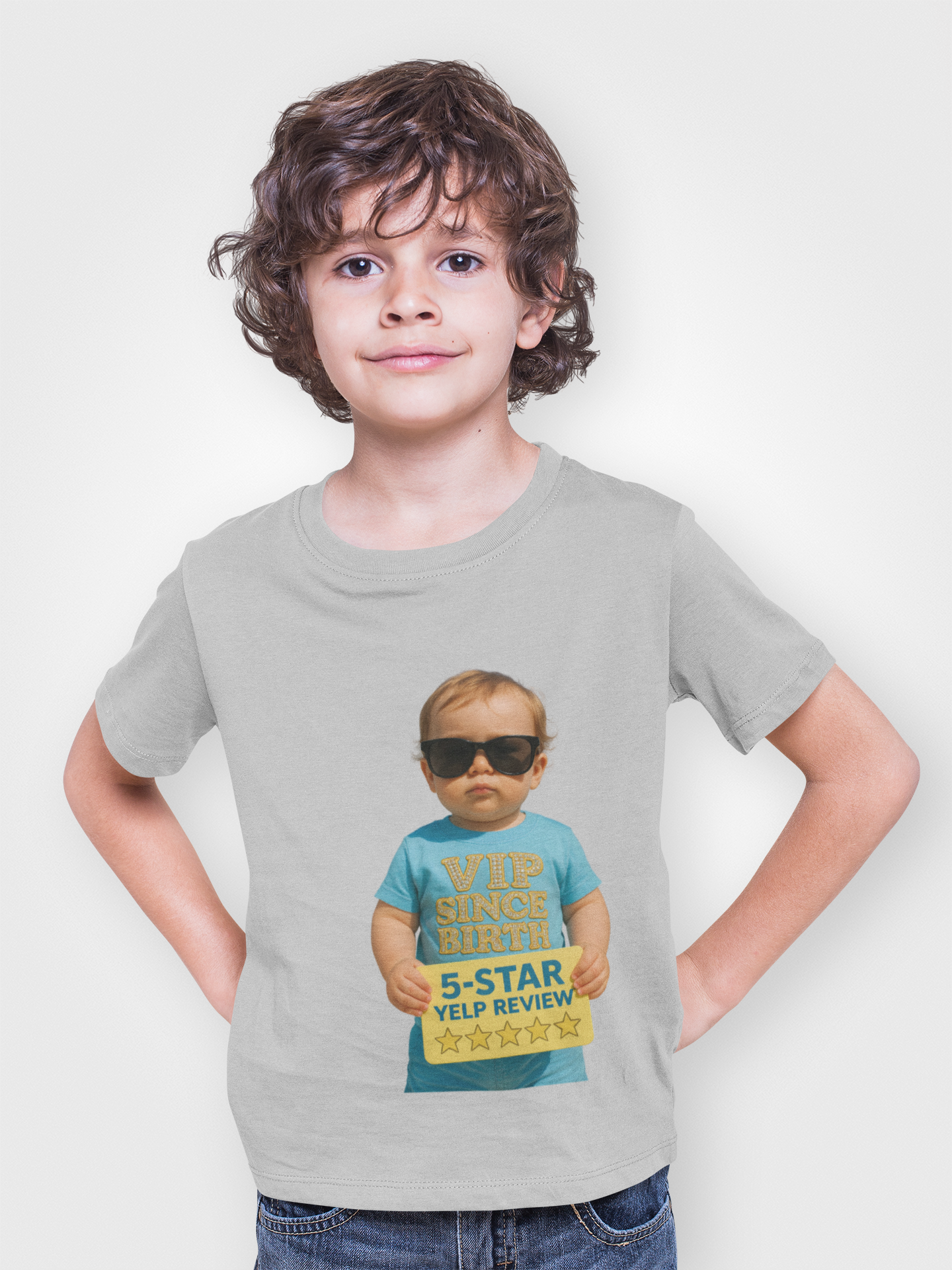 VIP Since Birth Unisex Heavy Cotton Tee | 5-Star Yelp Review T-Shirt