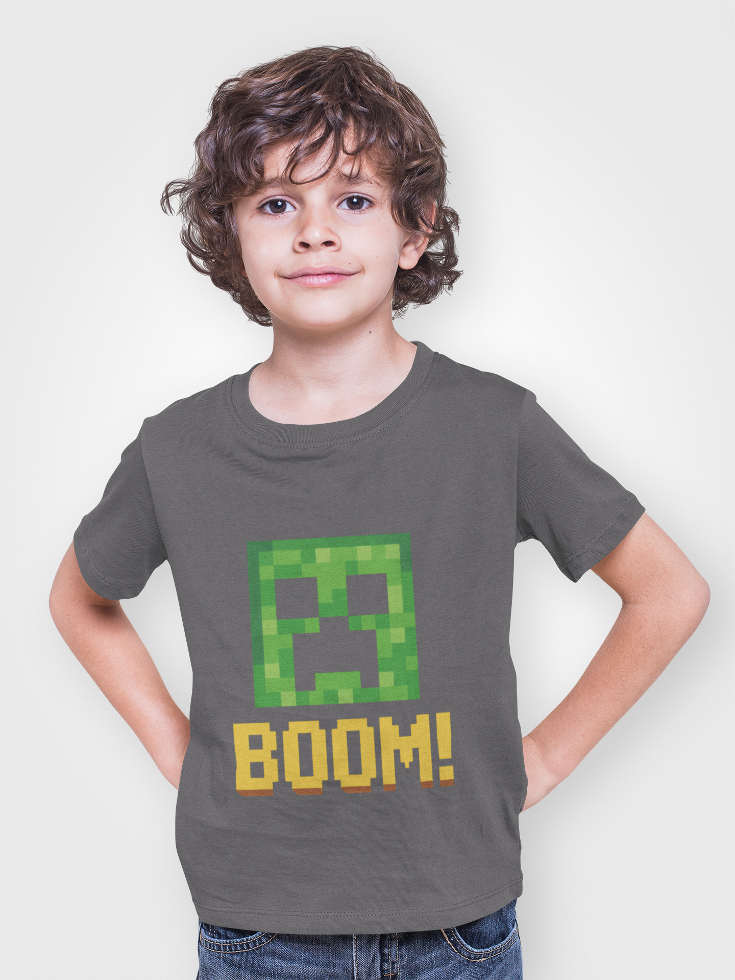 Minecraft Creeper Boom Unisex Softstyle T-Shirt