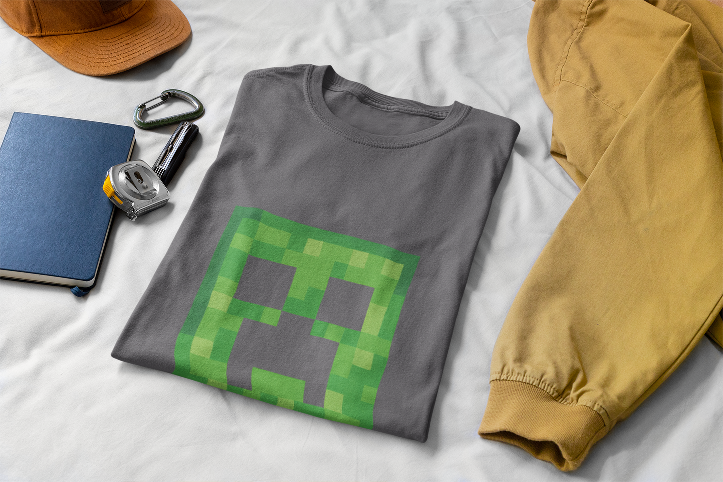 Minecraft Creeper Boom Unisex Softstyle T-Shirt