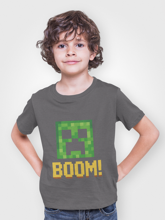 Minecraft Creeper Boom Unisex Softstyle T-Shirt