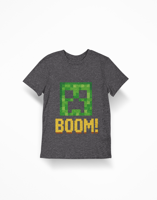 Minecraft Creeper Boom Unisex Softstyle T-Shirt