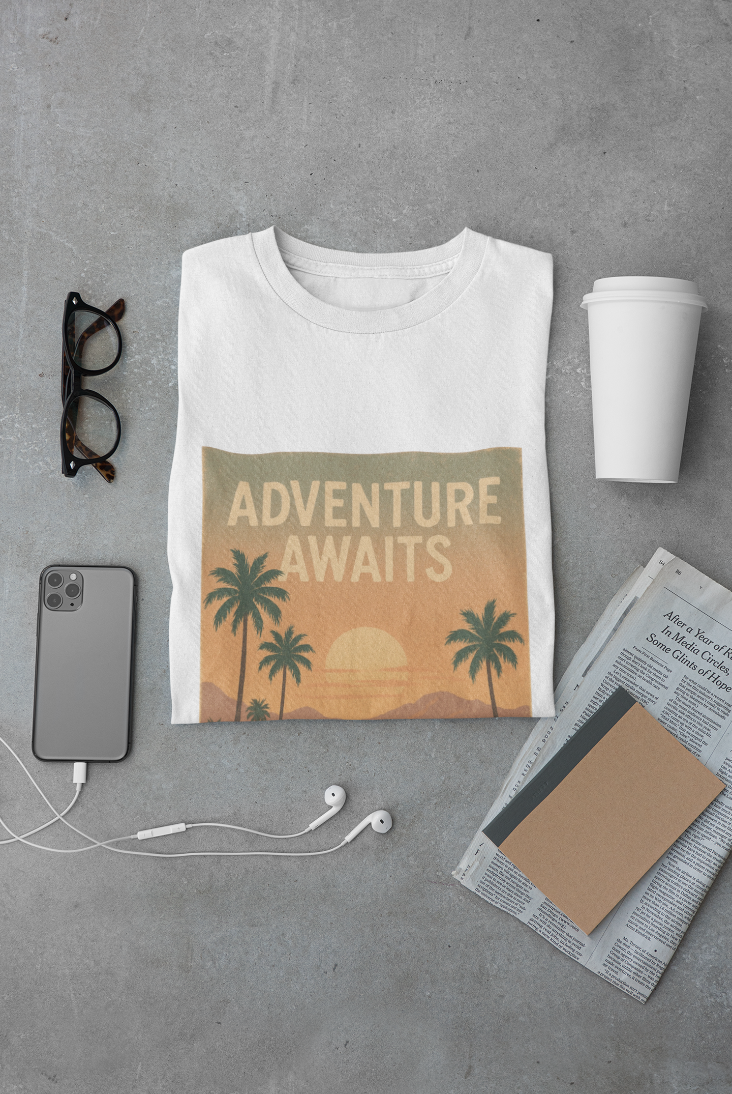 Vintage Adventure Awaits T-Shirt